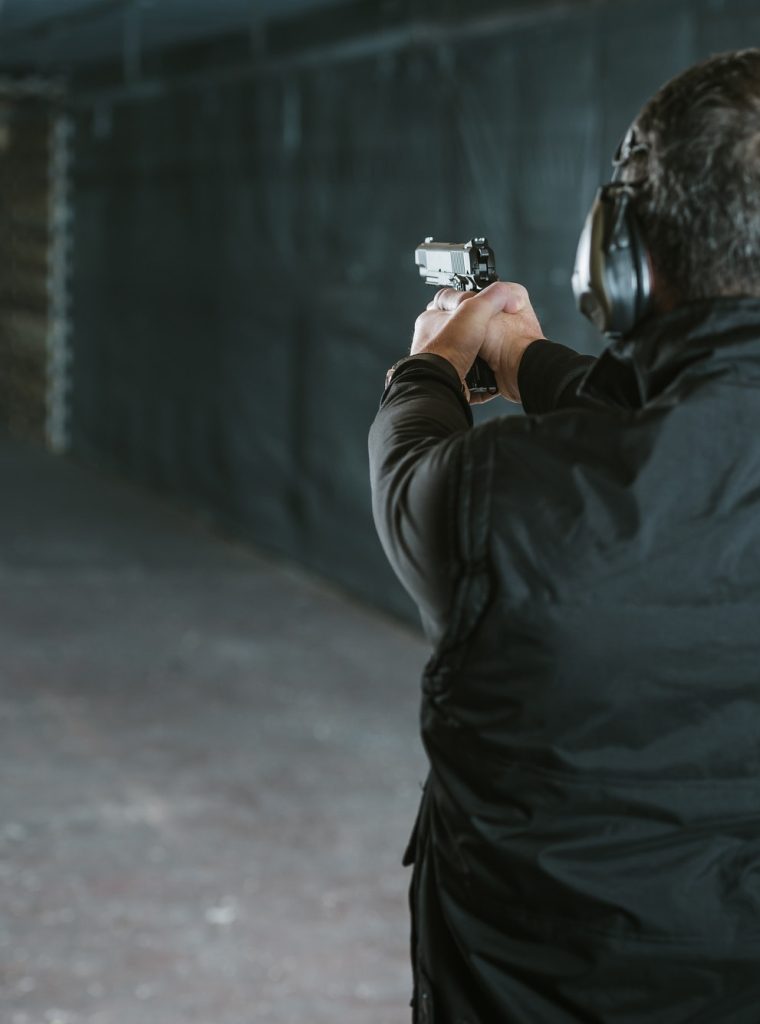 Rear of Man Aiming